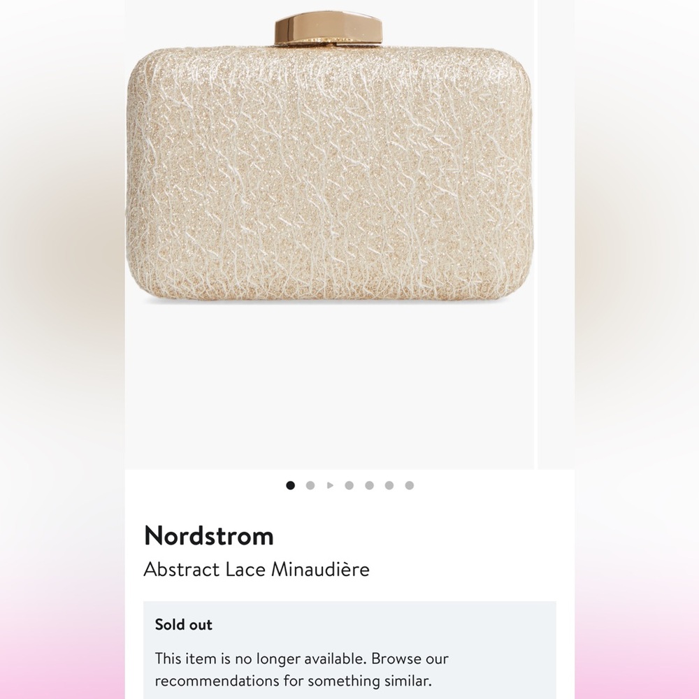Nordstrom Gold Clutch - Picture 5 of 5
